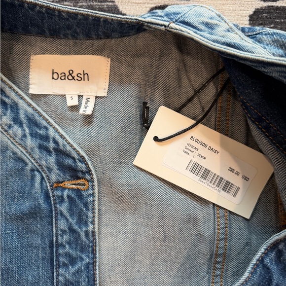 NWT- ba&sh Daisy Denim Jacket - Picture 12 of 13